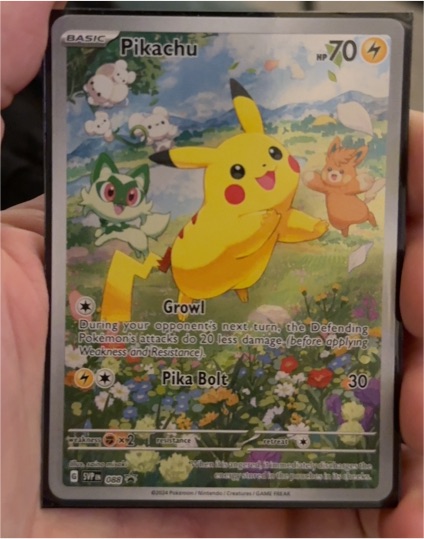 2024 Pokémon SVP #088 Pikachu Black Star Promo — front