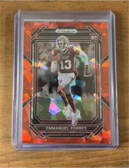 2023 Panini Prizm Draft Picks #180 Emmanuel Forbes — front
