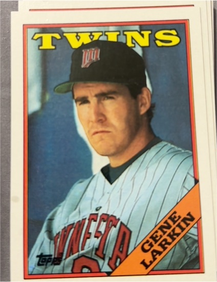 1988 Topps #746 Gene Larkin — front