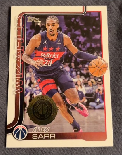 2025-26 Topps Basketball #96 Alex Sarr — front