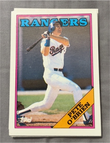 1988 Topps #721 Pete O'Brien — front