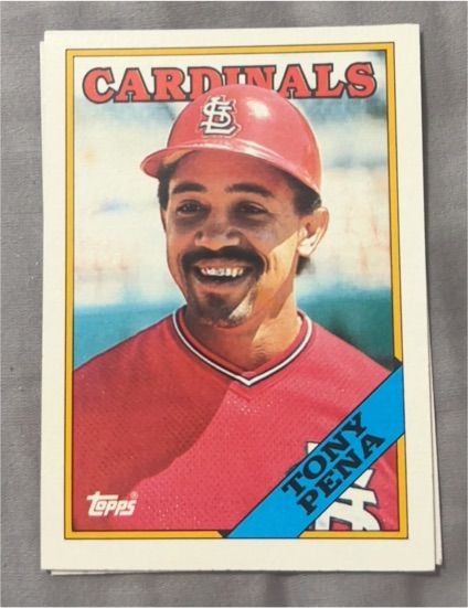 1988 Topps #410 Tony Pena — front