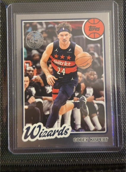 2025-26 Topps 45th Anniversary #80BK-13 Corey Kispert — front
