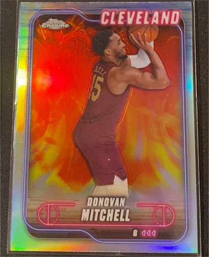2024-25 Topps Chrome #69 Donovan Mitchell — front