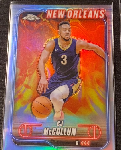 2024-25 Topps Chrome #157 CJ McCollum — front