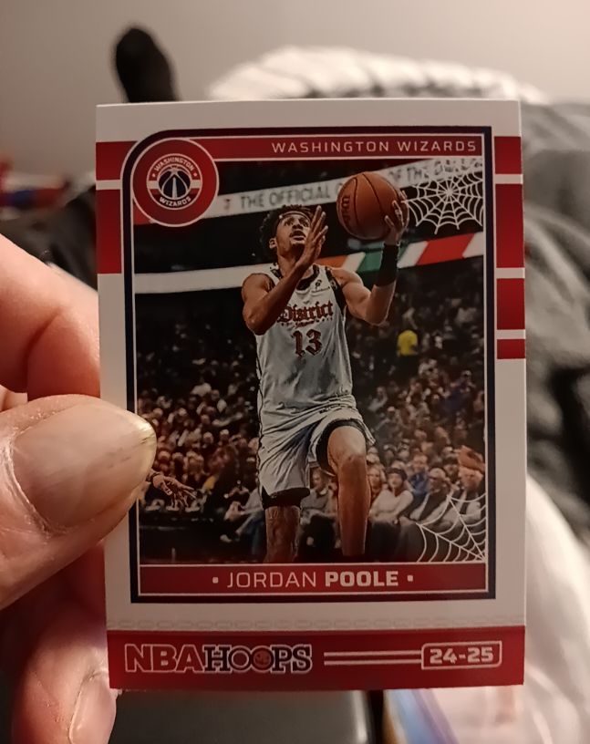 2024-25 Panini Haunted Hoops #218 Jordan Poole — front