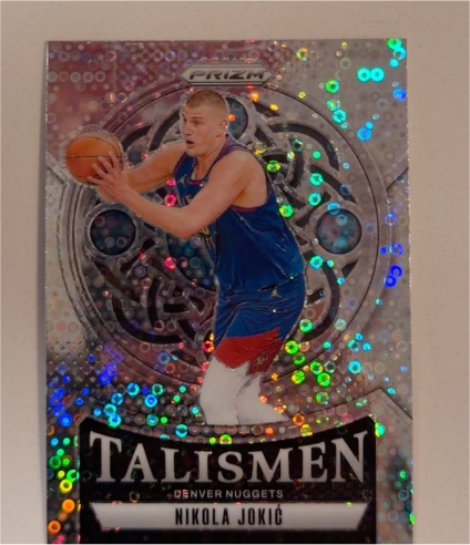 2024-25 Panini Prizm #7 Nikola Jokic Talismen Fast Break — front