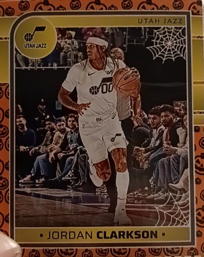 2024-25 Panini Haunted Hoops Holo Web SP Jordan Clarkson — front