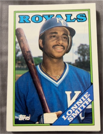 1988 Topps #777 Lonnie Smith — front