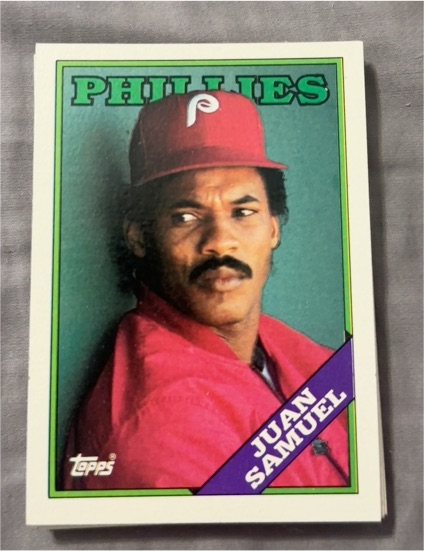 1988 Topps #705 Juan Samuel — front