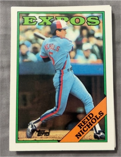1988 Topps #748 Reid Nichols — front