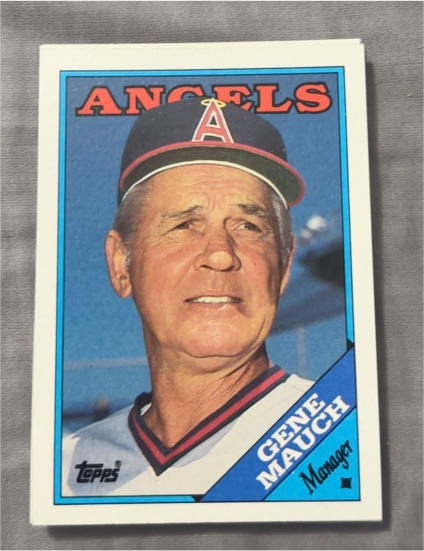 1988 Topps #774 Gene Mauch — front