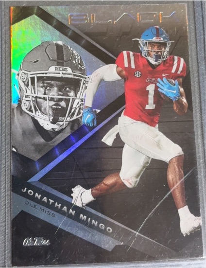 2023 Panini Chronicles Draft Picks Black #17 Jonathan Mingo — front