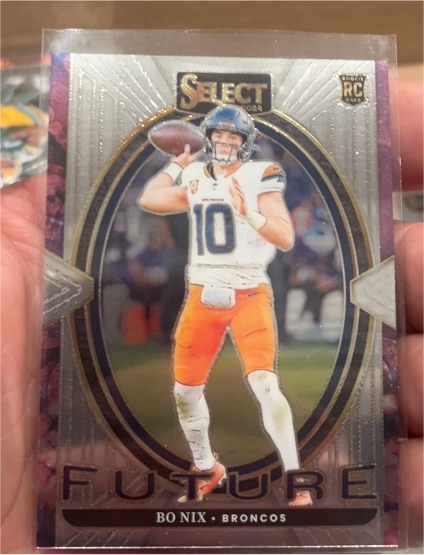 2024 Panini Select #7 Bo Nix Select Future — front