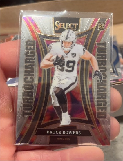 2024 Panini Select #6 Brock Bowers Turbocharged — front