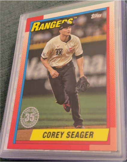 2025 Topps Series 1 #T90-4 Corey Seager — front