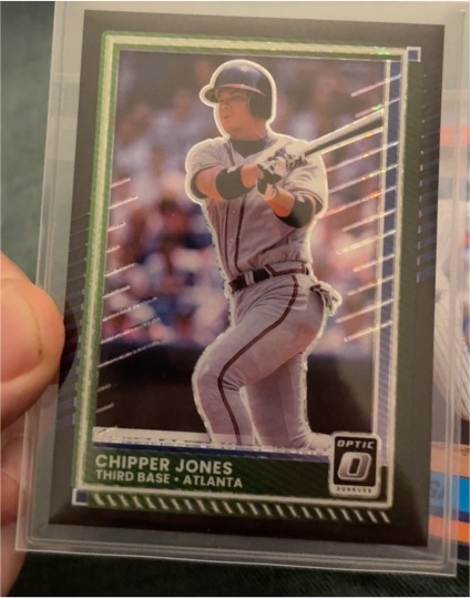 2025 Panini Donruss Optic #92 Chipper Jones — front