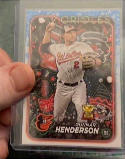 2024 Topps Holiday #H150 Gunnar Henderson — front