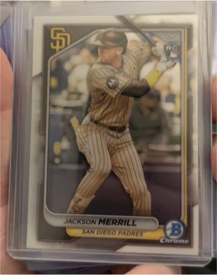 2024 Bowman Chrome #27 Jackson Merrill — front