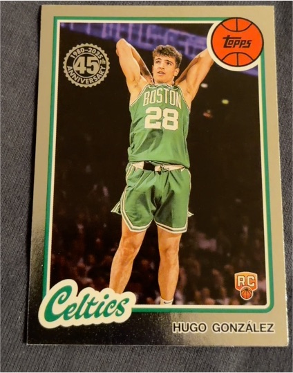 2025-26 Topps Basketball #80BK-100 Hugo González — front
