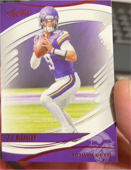 2025 Panini Absolute #100 J.J. McCarthy — front