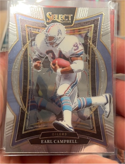 2024 Panini Select #54 Earl Campbell Houston Oilers — front
