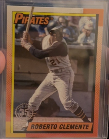 1990 Topps #T90-27 Roberto Clemente — front