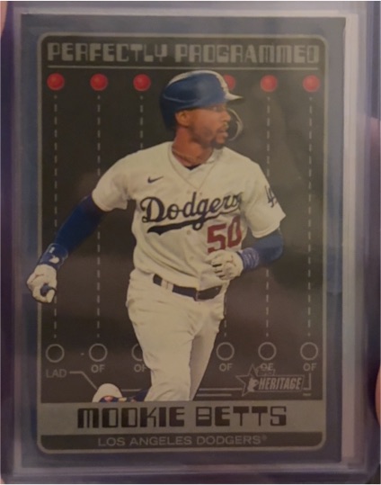 2024 Topps Heritage High Number #PP-8 Mookie Betts Perfectly Programmed — front