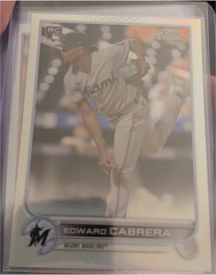 2022 Topps Chrome #64 Edward Cabrera — front