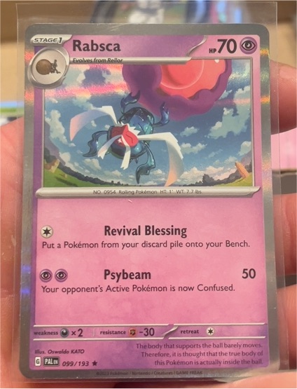 2023 Pokémon TCG Paldea Evolved #099 Rabsca — front