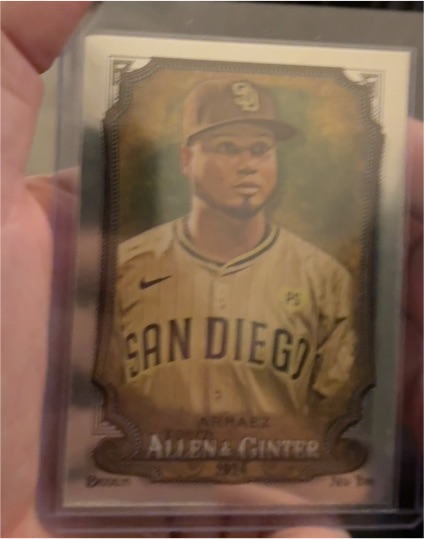 2024 Topps Allen & Ginter #63 Luis Arraez — front