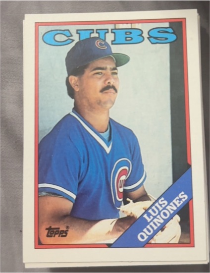 1988 Topps #667 Luis Quinones — front