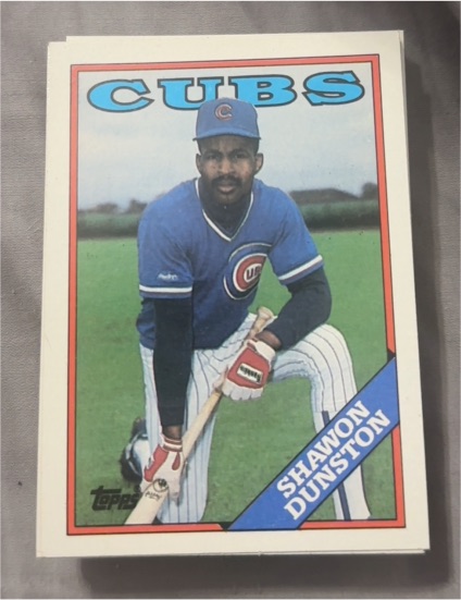 1988 Topps #695 Shawon Dunston — front
