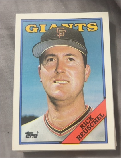 1988 Topps #660 Rick Reuschel — front