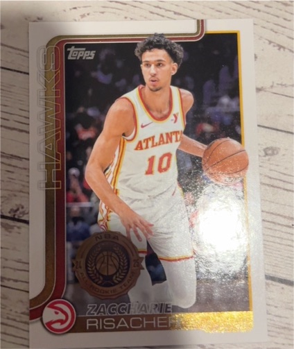 2025-26 Topps #62 Zaccharie Risacher — front