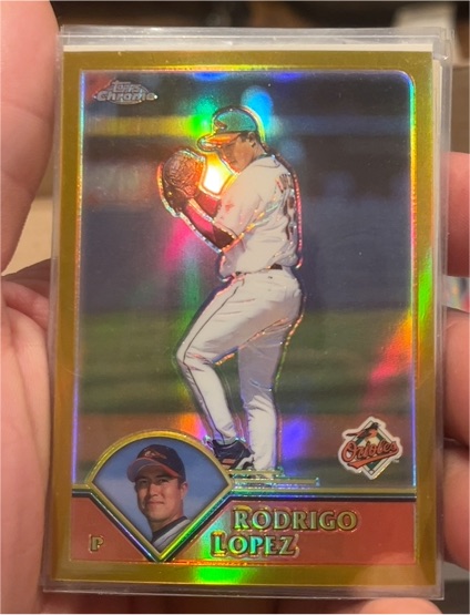 2003 Topps Chrome #334 Rodrigo Lopez — front