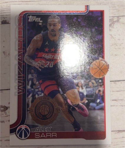 2025-26 Topps #96 Alex Sarr — front