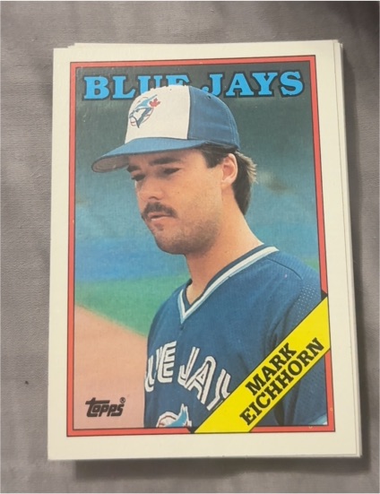 1988 Topps #749 Mark Eichhorn — front
