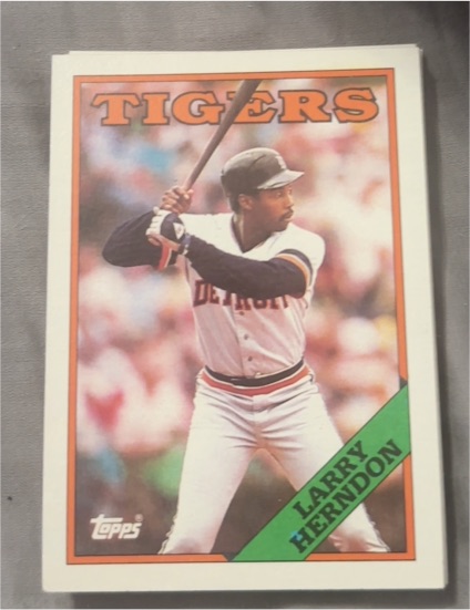 1988 Topps #743 Larry Herndon — front
