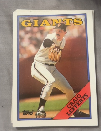 1988 Topps #734 Craig Lefferts — front