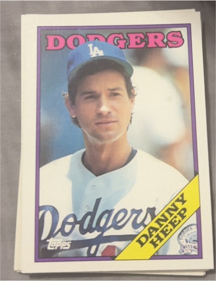 1988 Topps #753 Danny Heep — front