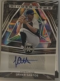 2022 Panini Elite Extra Edition #HG-JS Javier Santos Hidden Gems Signatures — front