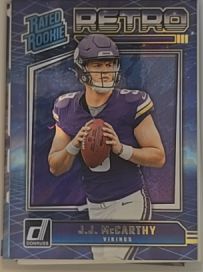 2024 Panini Donruss Rated Rookie Retro #2 J.J. McCarthy — front