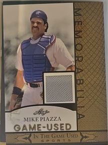 2024 Leaf In The Game Used Sports #GUM-101 Mike Piazza — front