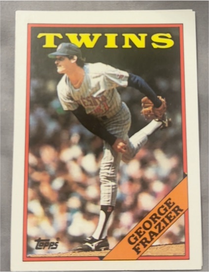 1988 Topps #709 George Frazier — front