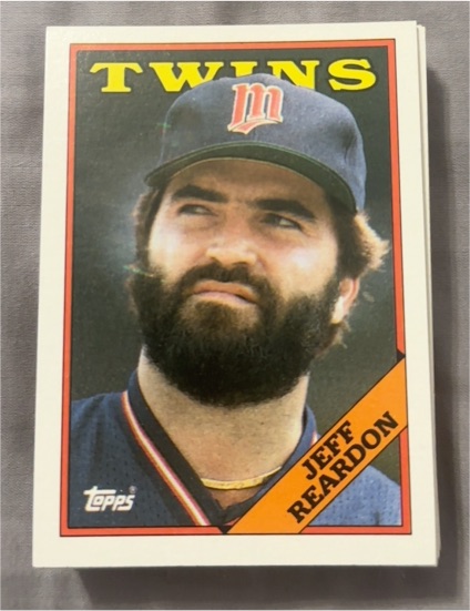 1988 Topps #425 Jeff Reardon — front