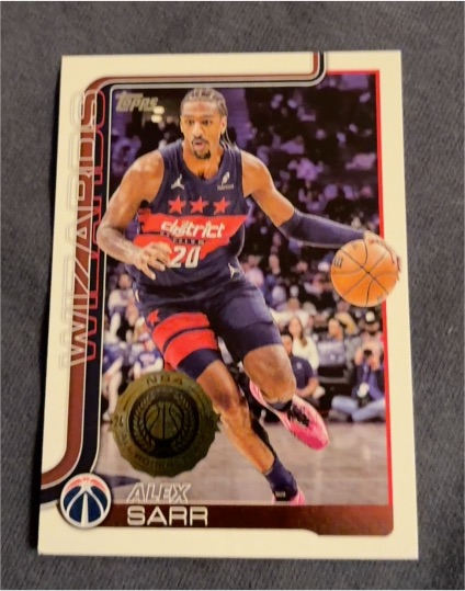 2025-26 Topps Basketball #96 Alex Sarr — front
