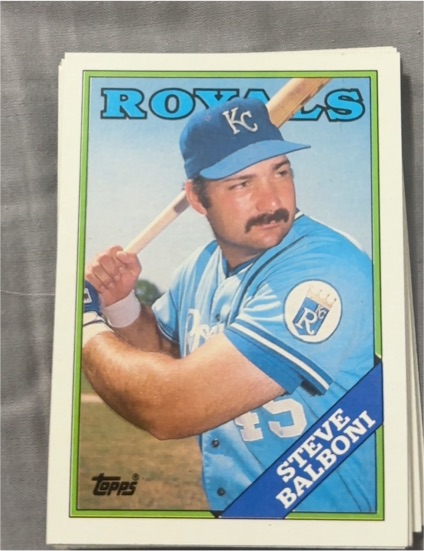 1988 Topps #638 Steve Balboni — front