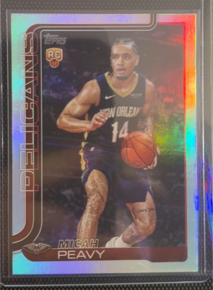 2025-26 Topps #241 Micah Peavy — front