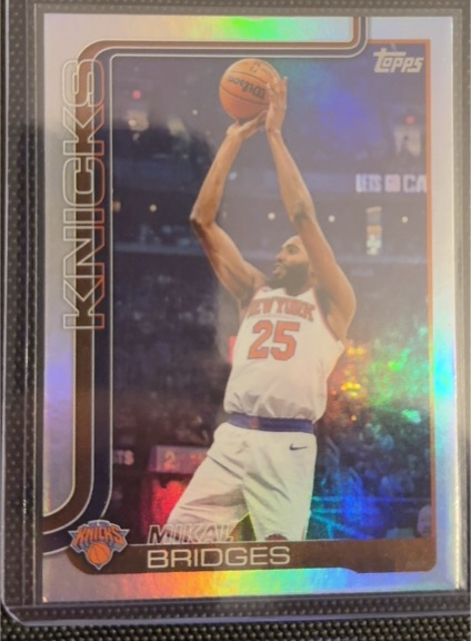 2025-26 Topps #18 Mikal Bridges — front